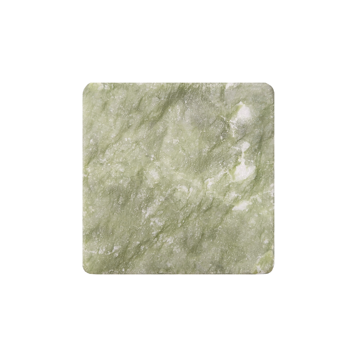 4" x 4" Tile Green Olivine Tumbled