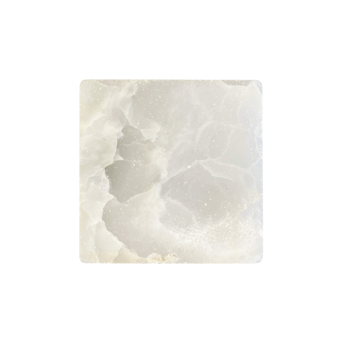 4" x 4" Tile White Persian Cloud Premium Tumbled