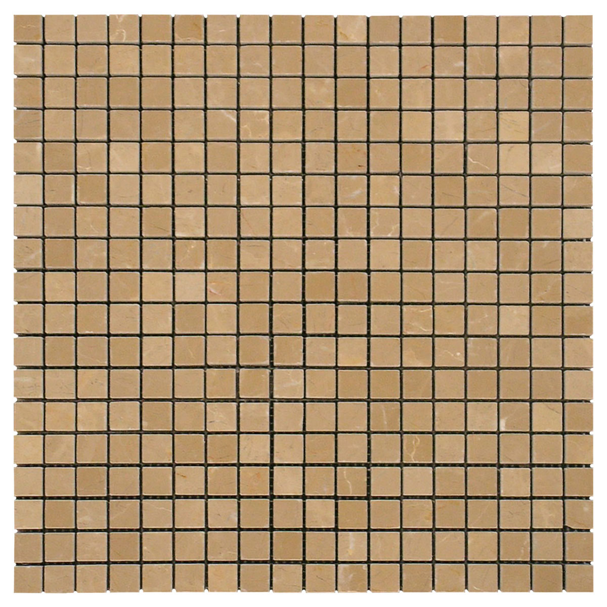 5/8" x 5/8" Mosaic Golden Beige Polished