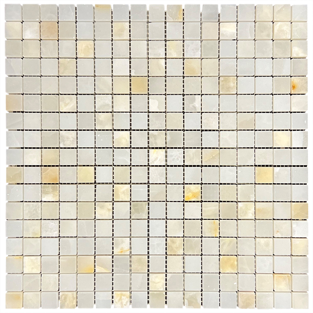 5/8" x 5/8" Mosaic White Persian Vanilla Premium Polished