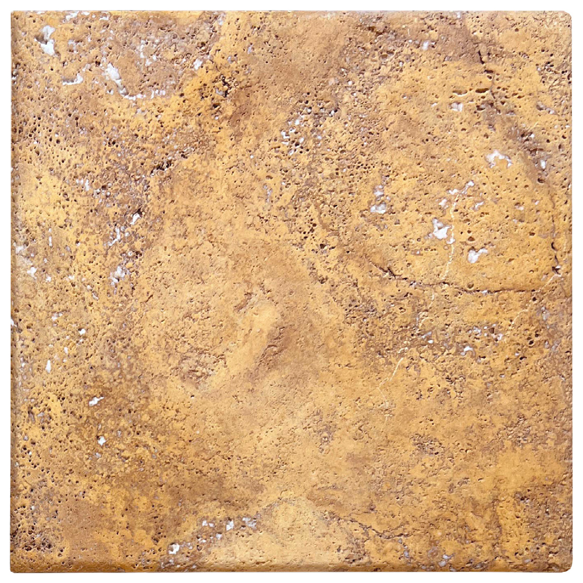16" x 16" Tiles Golden Antique Brushed
