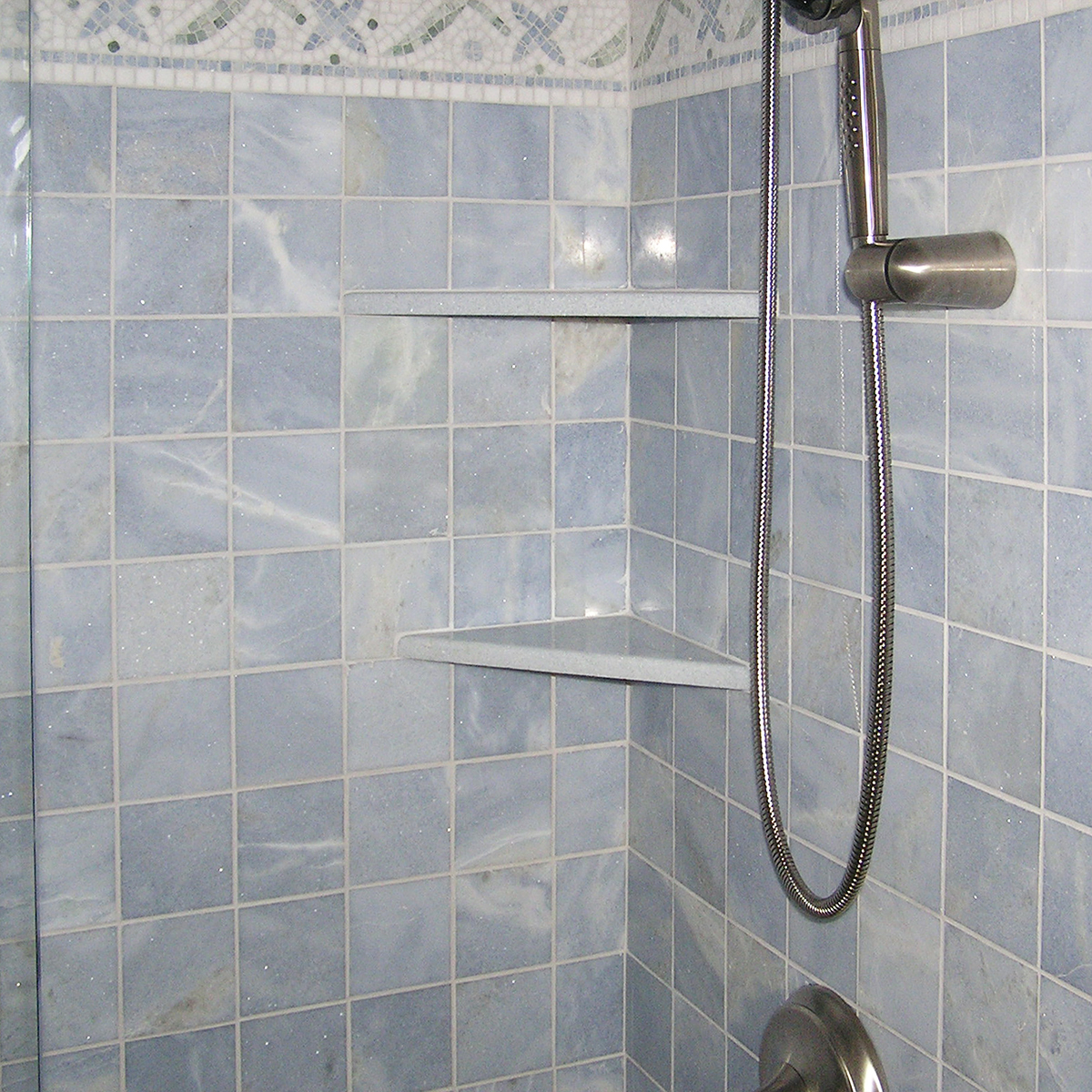 4" x 4" Tile Blue Celeste Polished - Image 2