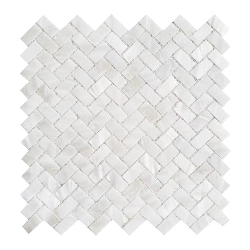 Herringbone Mother of Pearl Polished