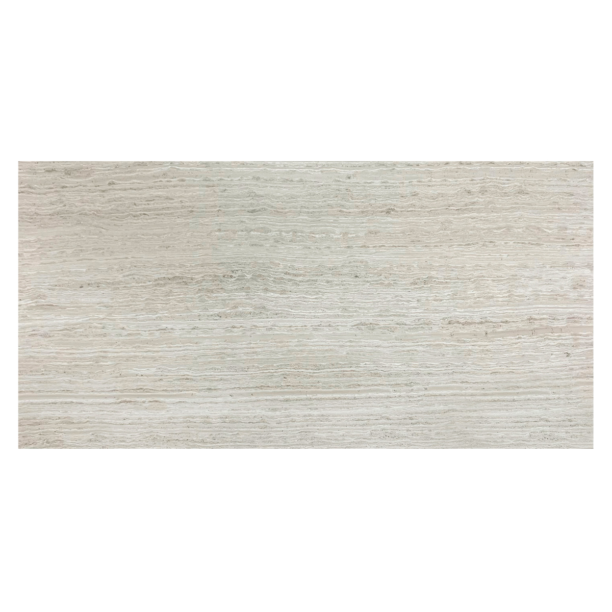 12" x 24" Tile White Stratta Deep Brushed