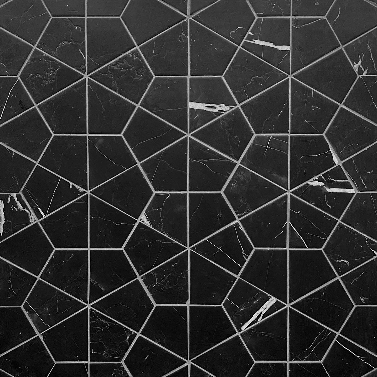 Luna Hexagon Nero Marquina Soft Pillowed - Image 4