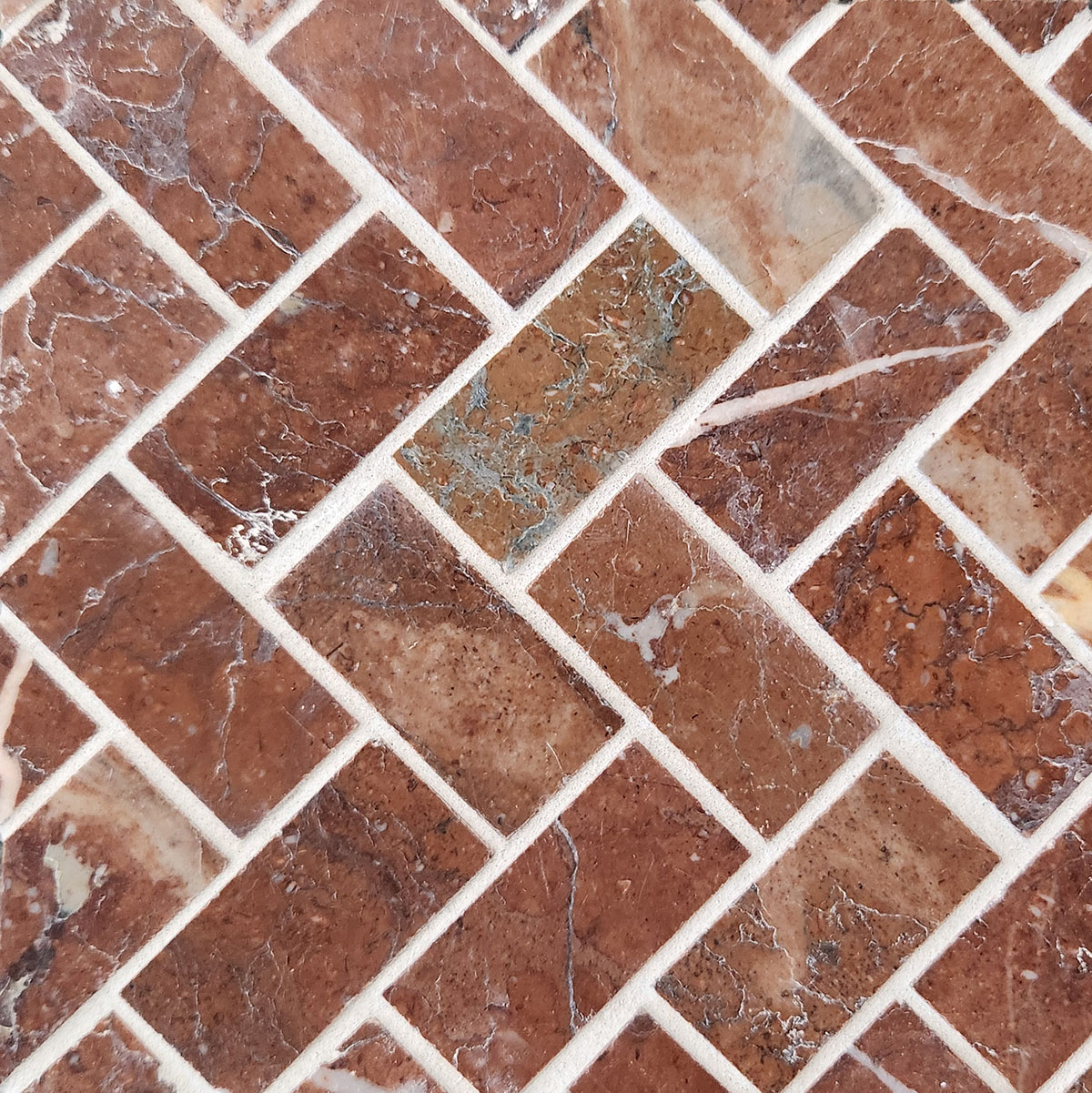 Herringbone Maroon (Red) Polished - Image 2