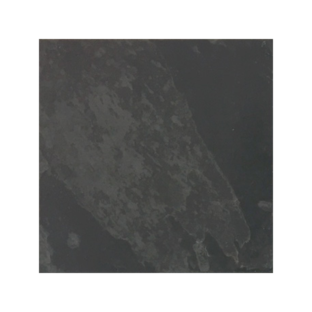 8" x 8" Tile Black Night Cleft & Gauged