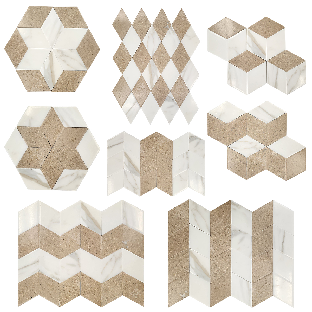 Diamond Tile Gold Sabbiato Soft Touch - Image 3