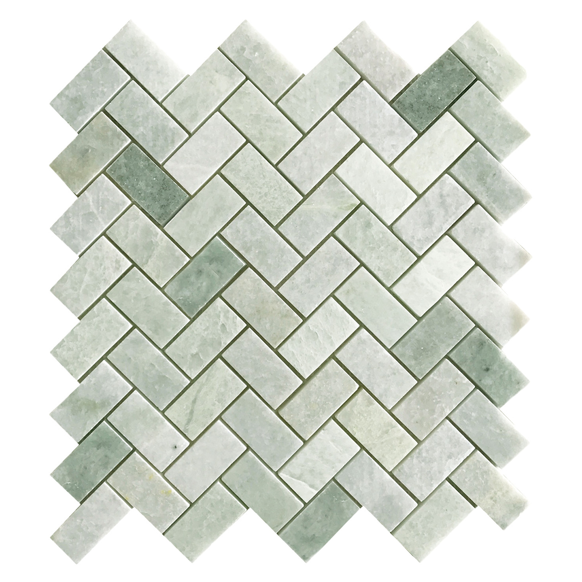 Herringbone Ming Green Polished