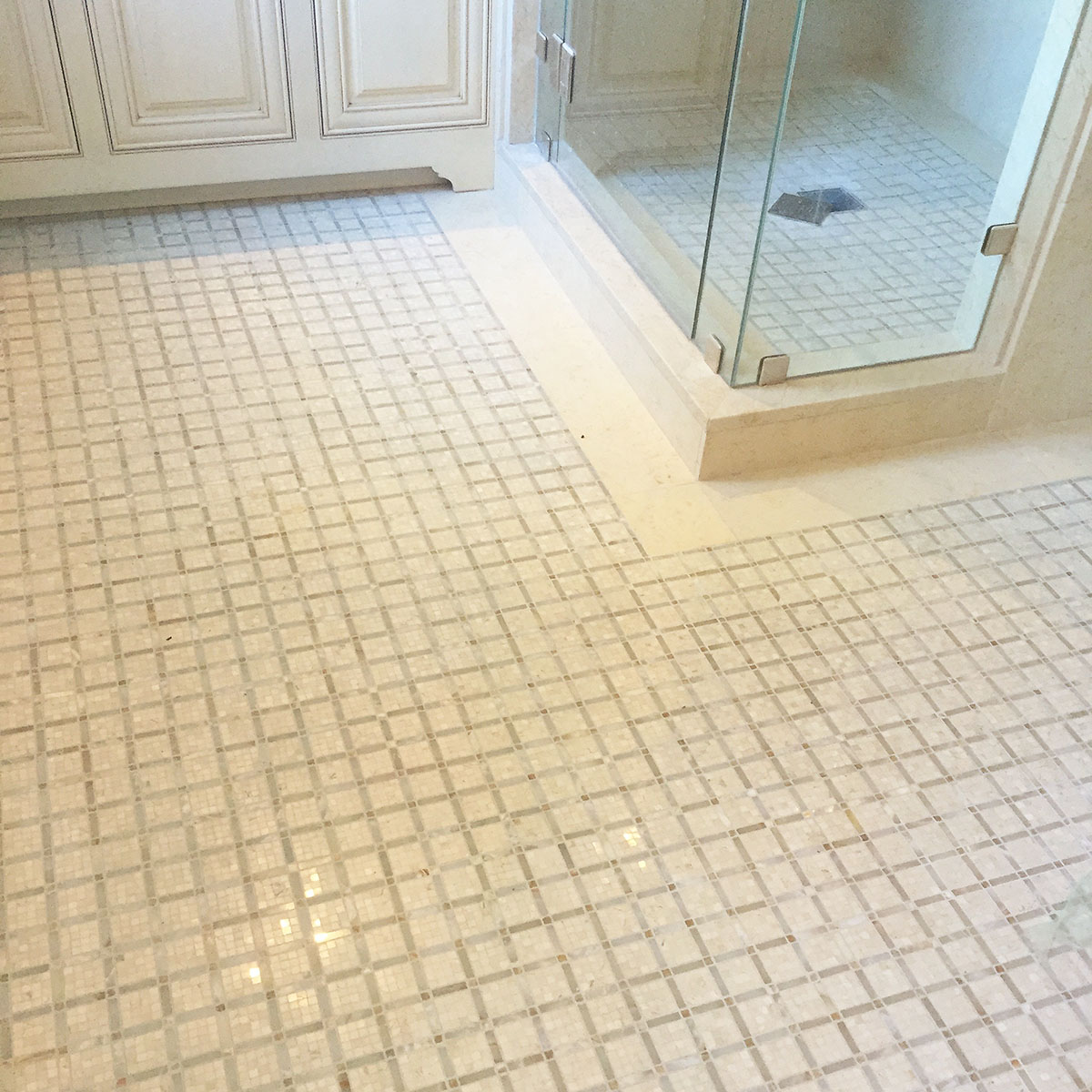 Vetro 3/8 x 3/8" Cream Marfil, White Persian Cloud, Golden Honey Polished - Image 2