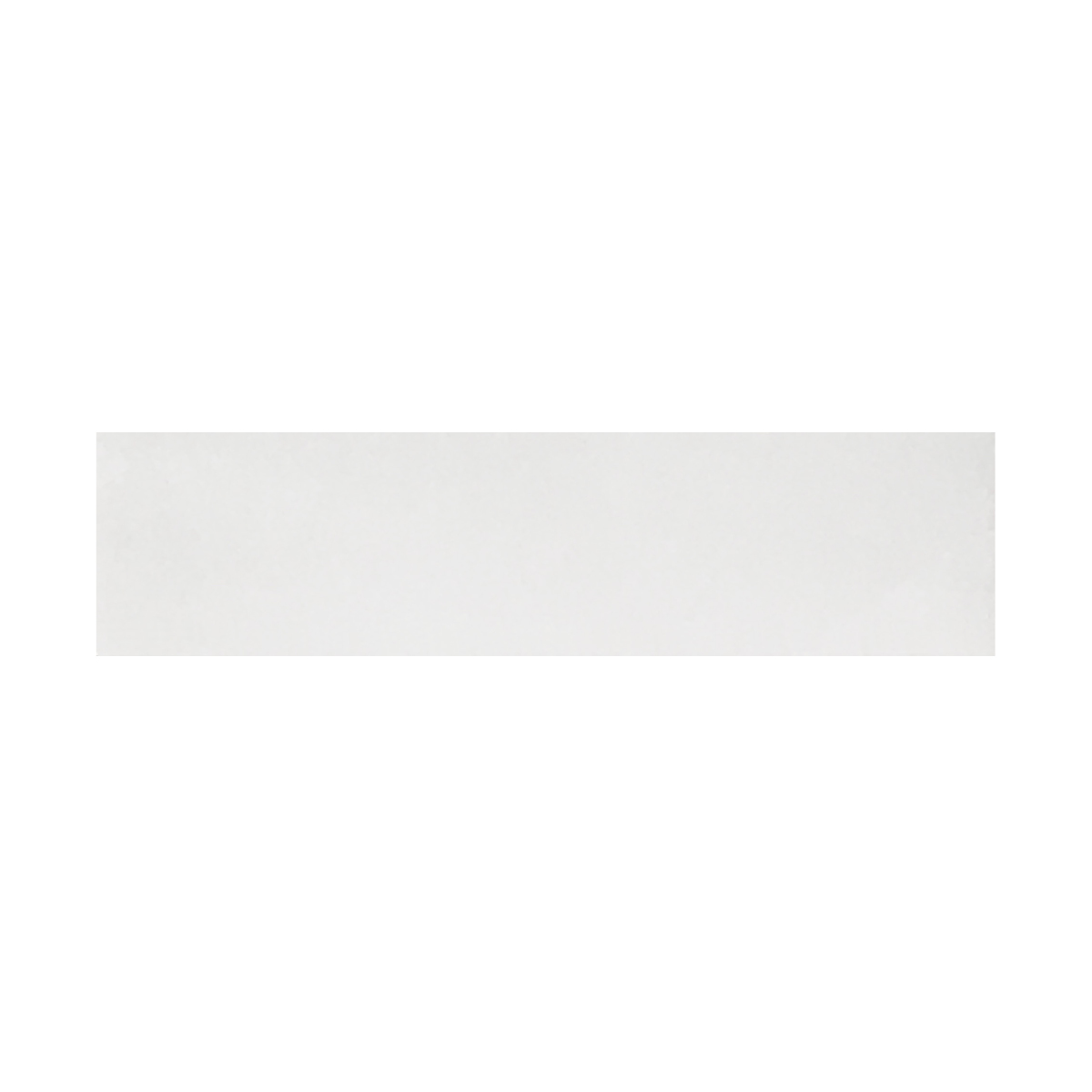 3" x 12" Tile White Silk Polished