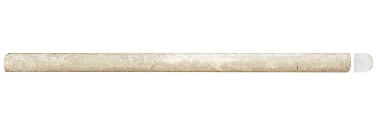 3/4" Bullnose Botticino Polished