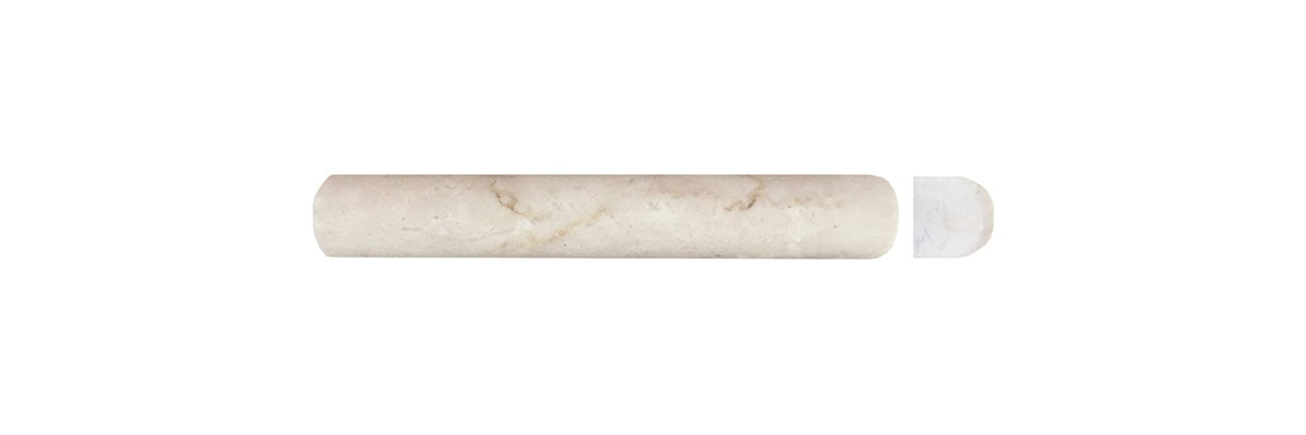 5/8" Bullnose Botticino Tumbled