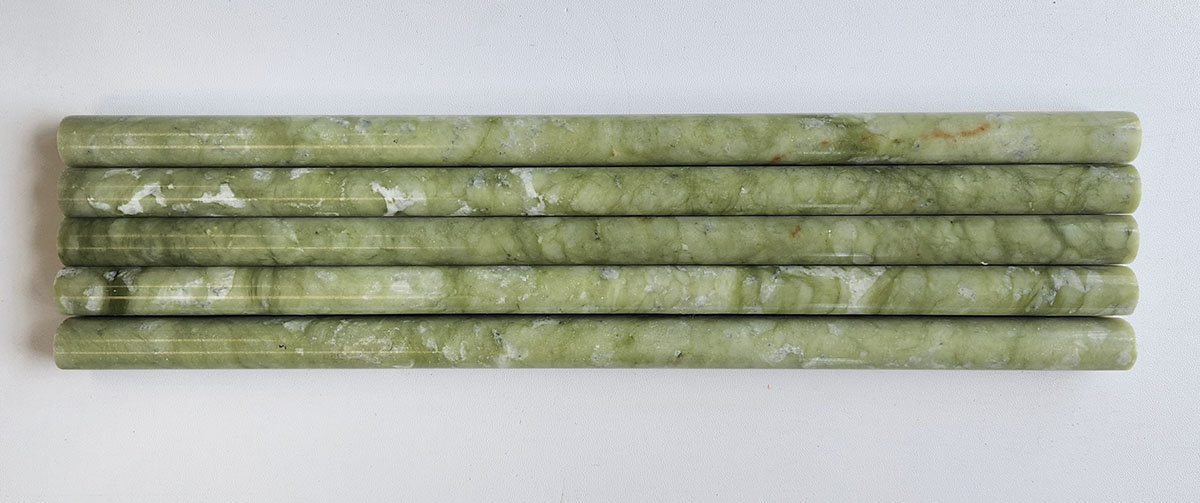 5/8" Bullnose Green Olivine Polished - Image 2