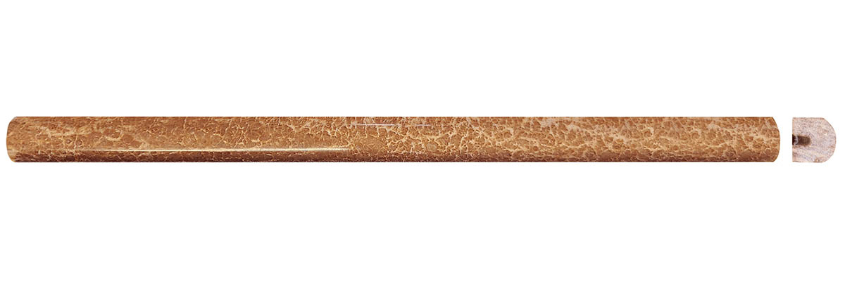 3/4" Bullnose Onyx Café Polished