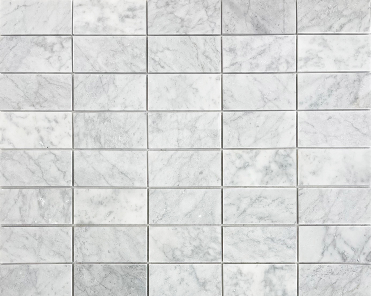 3" x 6" Tile White Carrara Regular Honed - Image 2