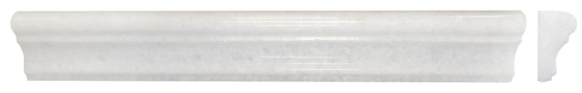 France Ogee White Crystalline Polished