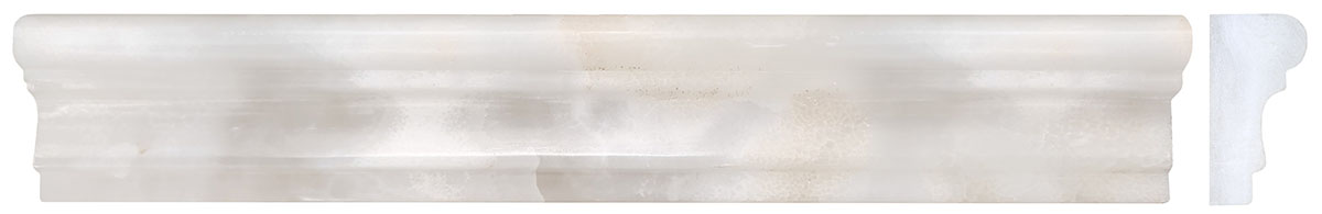 France Ogee White Persian Cloud Premium Polished