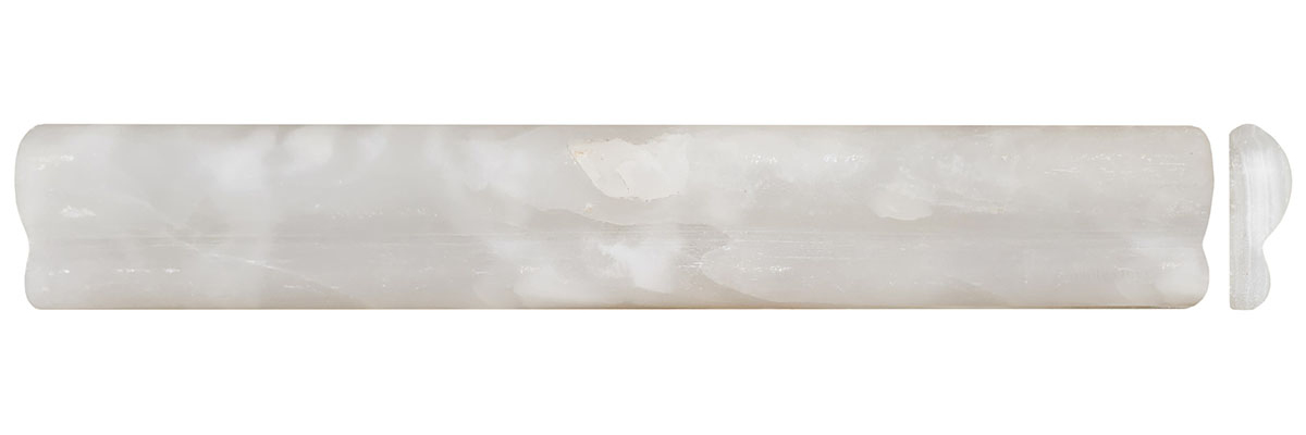 Dune Ogee White Persian Cloud Premium Polished
