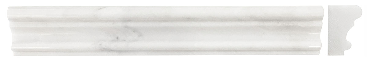France Ogee White Statuary Calacatta Polished